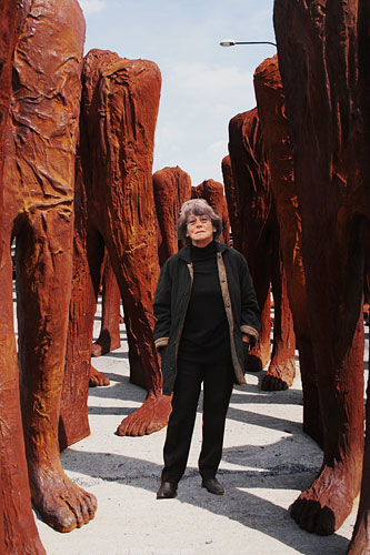 fotografia - Magdalena Abakanowicz i Agora